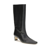 Staud Black Lamb Ovis Aries Aries High Heel Boots